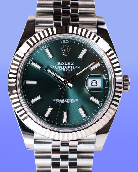 2026 Rolex Datejust 41MM Green Dial Jubilee Bracelet (126334)