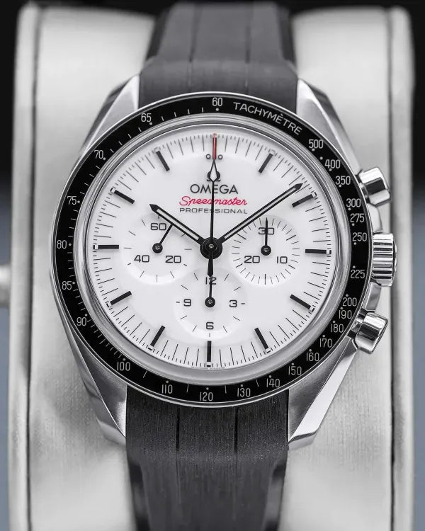 2026 Omega Speedmaster Professional Moonwatch 42MM White Dial Leather Strap (310.32.42.50.04.002)