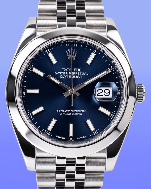 Rolex Datejust 41MM Blue Dial Jubilee Bracelet (126300)