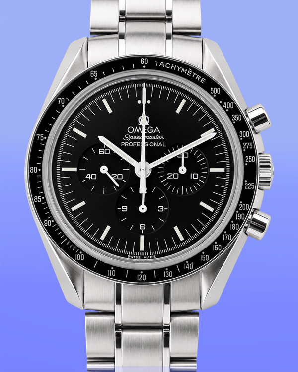 2019 Omega Speedmaster Professional Moonwatch 42MM Black Dial Steel Bracelet (311.30.42.30.01.006)