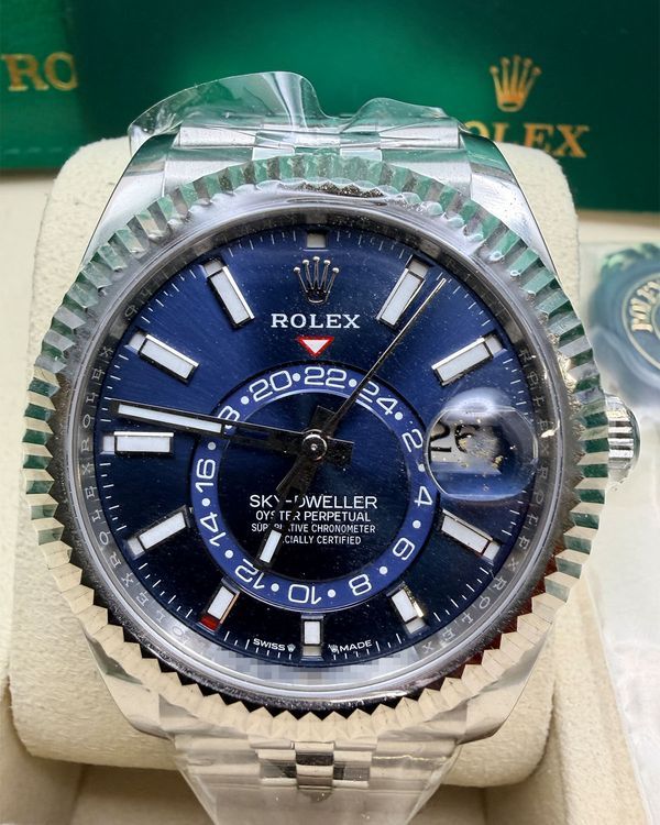 2026 Rolex Sky-Dweller 42MM Green Dial Jubilee Bracelet (336934)