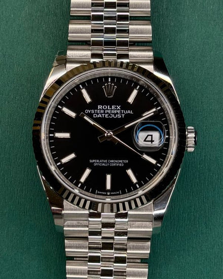 2026 Rolex Datejust 36MM Black Dial Jubilee Bracelet (126234)