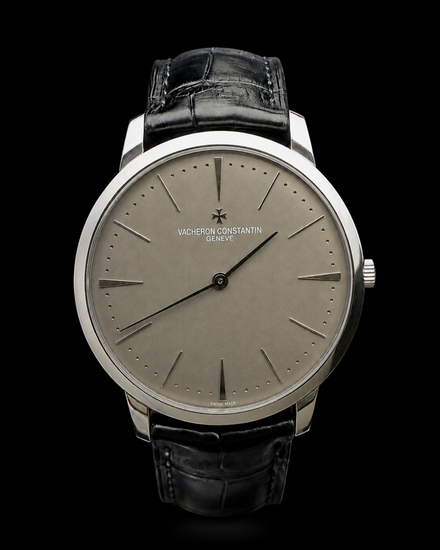 2018 Vacheron Constantin Patrimony 40MM Grey Dial Leather Strap  (81180/000P-9539)