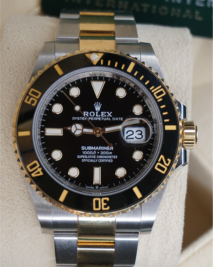 2023 Rolex Submariner Date 41MM Black Dial Two-Tone Oyster Bracelet (126613LN)