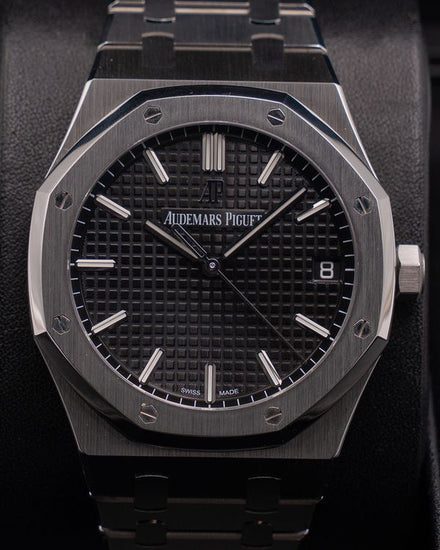 Audemars Piguet Royal Oak 41MM Black Dial Steel Bracelet (15500ST.OO.1220ST.03)