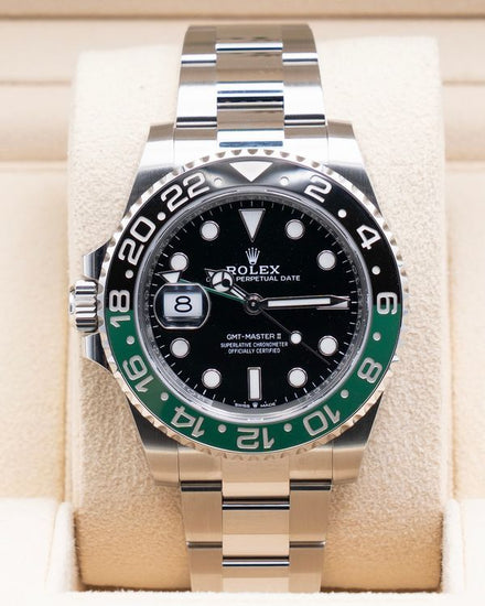 2024 Rolex GMT-Master II “Sprite” 40MM Black Dial Oyster Bracelet (126720VTNR)