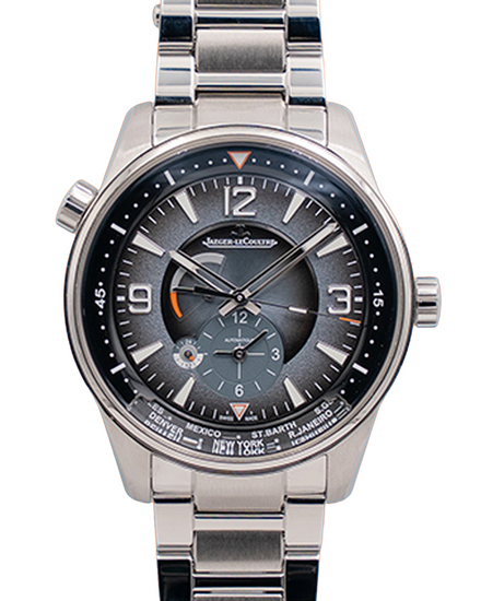 2025 Jaeger-LeCoultre Polaris Geographic 42MM Grey/Blue Dial Steel Bracelet (Q9078640)