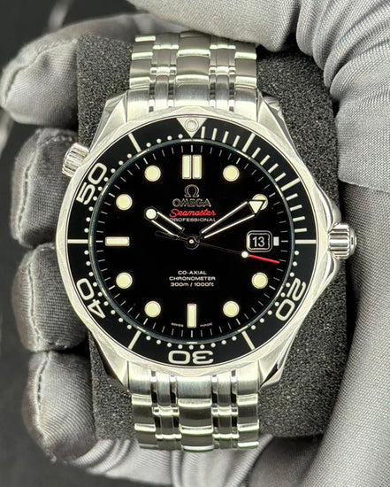 Omega Seamaster Diver 300M 41MM Black Dial Steel Bracelet (212.30.41.20.01.003)