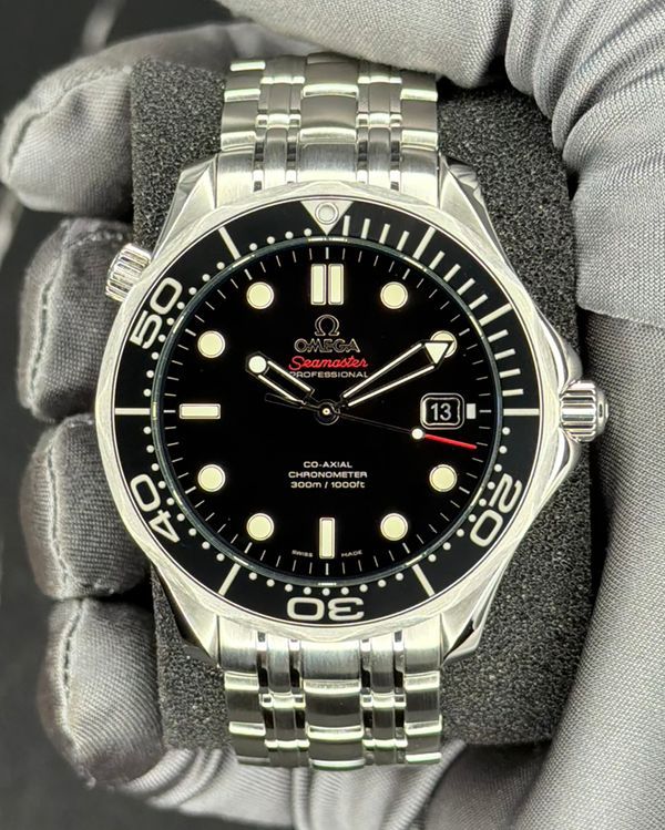 Omega Seamaster Diver 300M 41MM Black Dial Steel Bracelet (212.30.41.20.01.003)