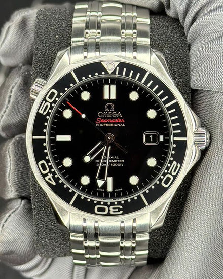 Omega Seamaster Diver 300M 41MM Black Dial Steel Bracelet (212.30.41.20.01.003)