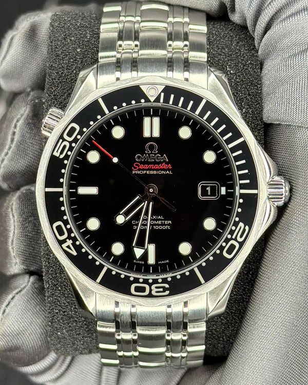 Omega Seamaster Diver 300M 41MM Black Dial Steel Bracelet (212.30.41.20.01.003)