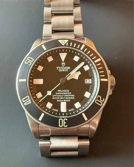 2023 Tudor Pelagos 42MM Black Dial Titanium Bracelet (25600TN)