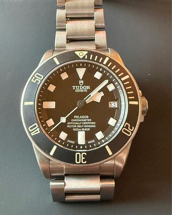 2023 Tudor Pelagos 42MM Black Dial Titanium Bracelet (25600TN)