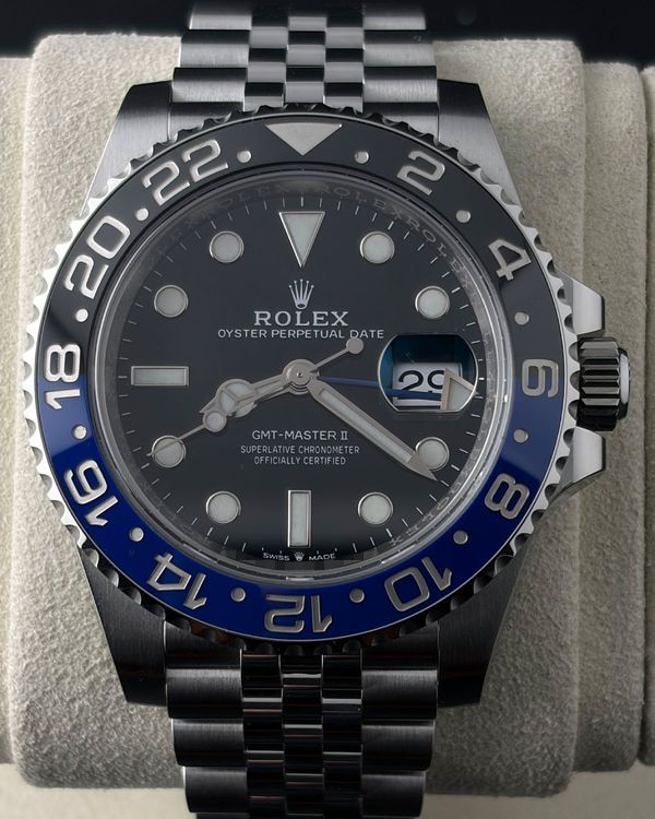 2021 Rolex GMT-Master II "Batgirl" 40MM Black Dial Jubilee Bracelet (126710BLNR)