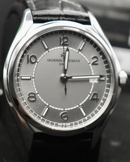 2020 Vacheron Constantin Fiftysix 40MM Silver Dial Leather Strap (4600E/000A-B442)