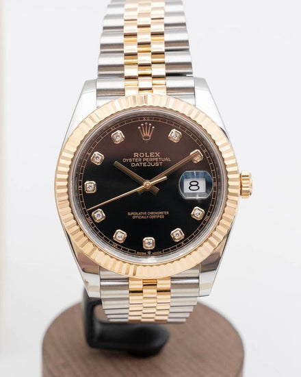 2020 Rolex Datejust 41MM Black Dial Two-Tone Jubilee Bracelet (126333)