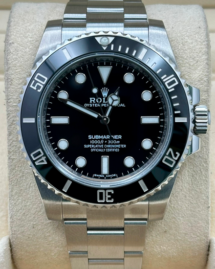 2018 Rolex Submariner No-Date 40MM Black Dial Oyster Bracelet (114060)