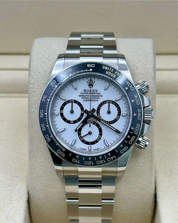 2026 Rolex Cosmograph Daytona "Panda" 40MM White Dial Oyster Bracelet (126500LN)