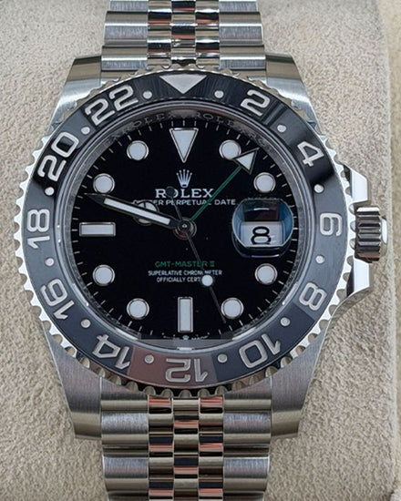 2026 Rolex GMT-Master II "Bruce Wayne" 40MM Black Dial Jubilee Bracelet (126710GRNR)