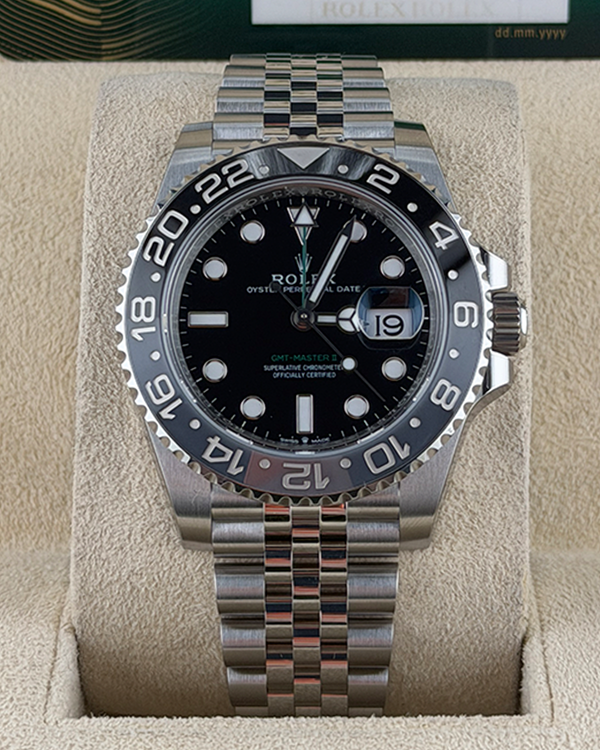 2026 Rolex GMT-Master II "Bruce Wayne" 40MM Black Dial Jubilee Bracelet (126710GRNR)