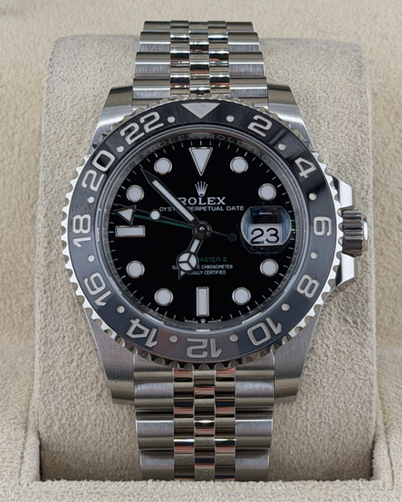 2026 Rolex GMT-Master II "Bruce Wayne" 40MM Black Dial Jubilee Bracelet (126710GRNR)