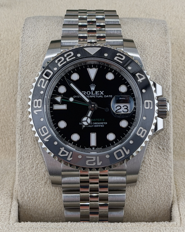 2026 Rolex GMT-Master II "Bruce Wayne" 40MM Black Dial Jubilee Bracelet (126710GRNR)