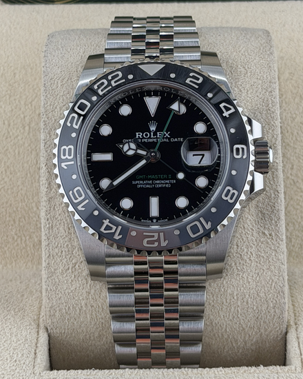 2026 Rolex GMT-Master II "Bruce Wayne" 40MM Black Dial Jubilee Bracelet (126710GRNR)