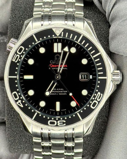 No Reserve - Omega Seamaster Diver 300M 41MM Black Dial Steel Bracelet (212.30.41.20.01.003)
