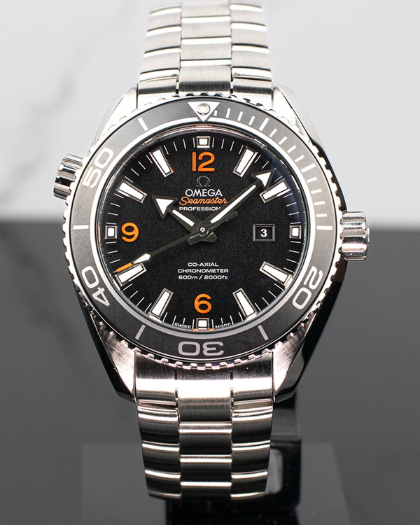 2019 Omega Seamaster Planet Ocean 600M 37.5MM Black Dial Steel Bracelet (232.30.38.20.01.002)