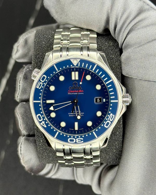 No Reserve - Omega Seamaster Diver 300M 41MM Blue Dial Steel Bracelet (212.30.41.20.03.001)