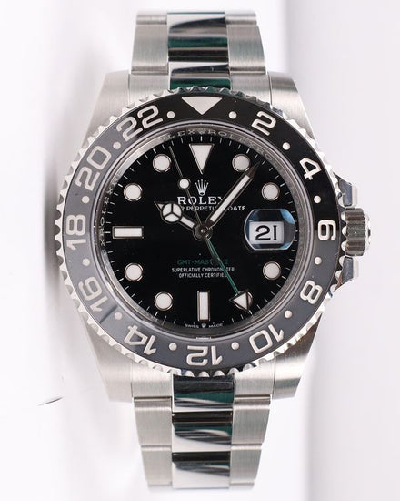 2026 Rolex GMT-Master II "Bruce Wayne" 40MM Black Dial Oyster Bracelet (126710GRNR)