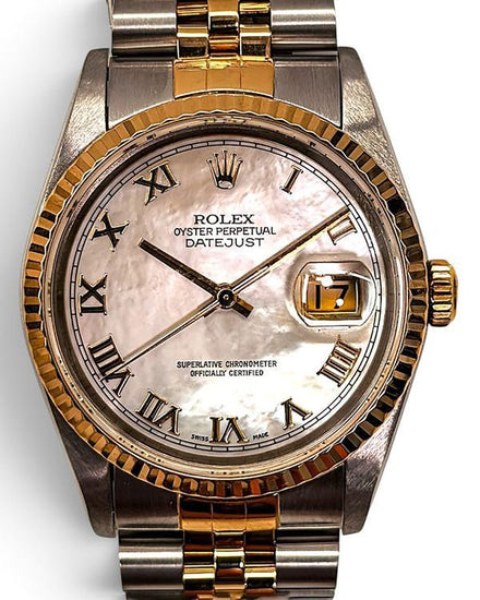 Rolex Datejust 36MM Mother of Pearl Dial Two-Tone Jubilee Bracelet (16233)