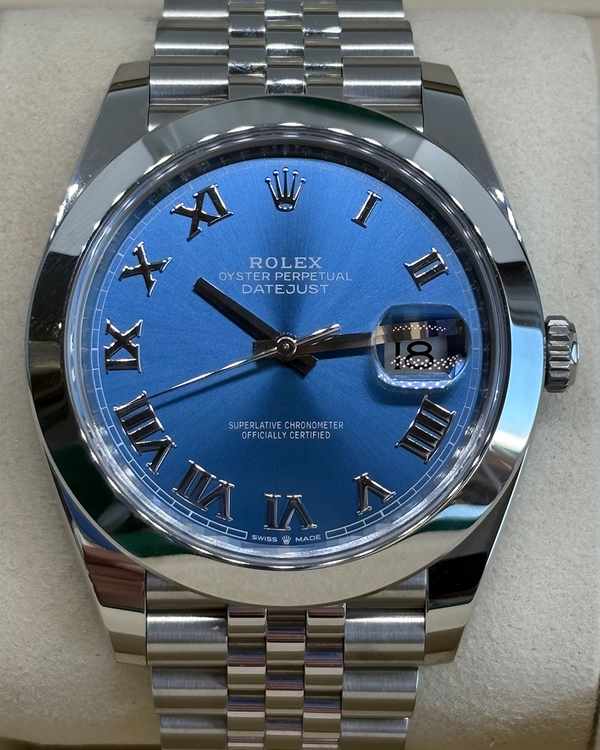 2026 Rolex Datejust 41MM Blue Dial Jubilee Bracelet (126300)