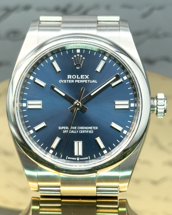 2020 Rolex Oyster Perpetual 36MM Blue Dial Oyster Bracelet (126000)