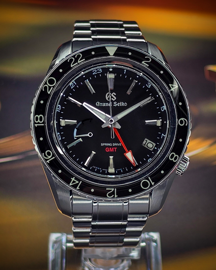 No Reserve - 2024 Grand Seiko Sport GMT 44MM Black Dial Steel Bracelet (SBGE201G)