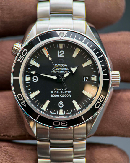 Omega Seamaster Planet Ocean Black Dial Steel Bracelet (2201.50.00)