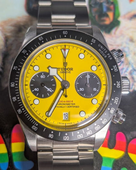 2026 Tudor Black Bay Chrono "Bumblebee" 39MM Yellow Dial Steel Bracelet (79310N)