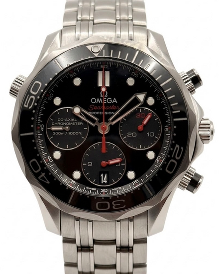 No Reserve - 2021 Omega Seamaster Diver 300M 41.5MM Black Dial Steel Bracelet (212.30.42.50.01.001)