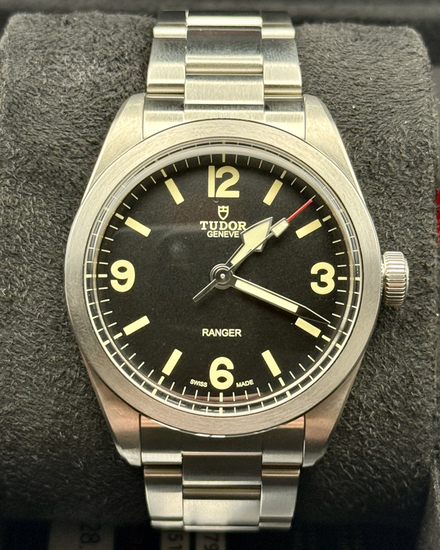 No Reserve - 2026 Tudor Ranger 39MM Black Dial Steel Bracelet (79950)