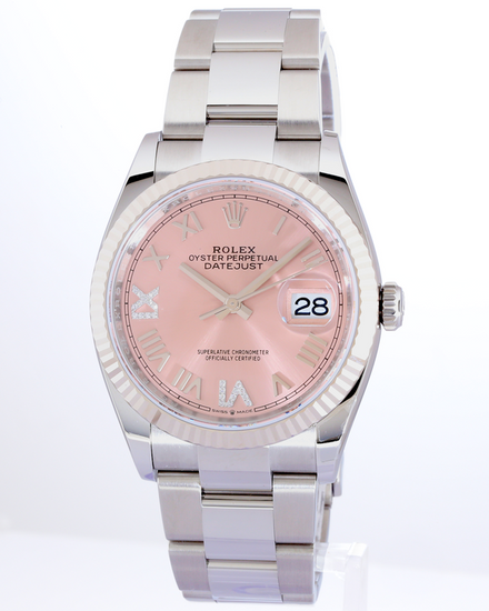 2026 Rolex Datejust 36MM Pink Dial Oyster Bracelet (126234)