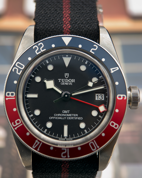2024 Tudor Black Bay GMT "Pepsi" 41MM Black Dial Textile Strap (79830RB)