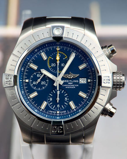 2024 Breitling Avenger 45MM Blue Dial Steel Bracelet (A13317101C1A1)