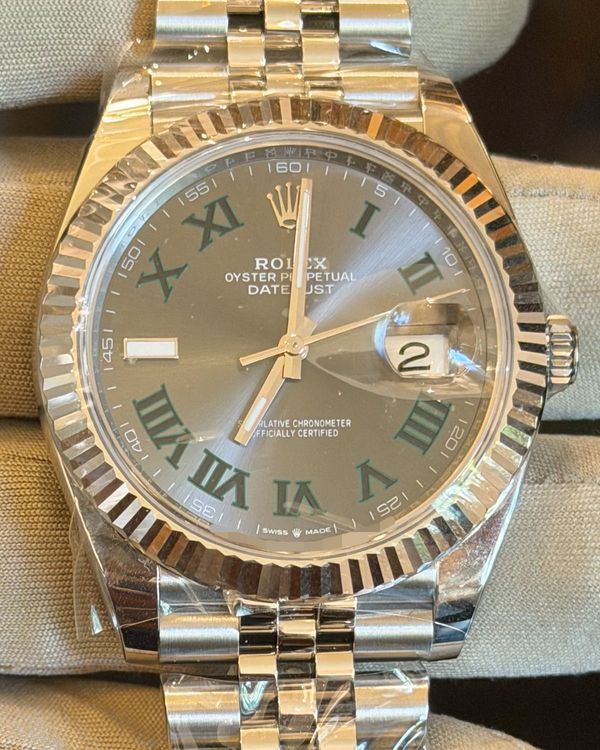 2026 Rolex Datejust "Wimbledon" 41MM Slate Dial Jubilee Bracelet (126334)