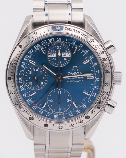 Omega Speedmaster Day-Date 39MM Blue Dial Steel Bracelet (3523.80.00)