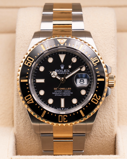 2022 Rolex Sea-Dweller 43MM Black Dial Two-Tone Oyster Bracelet (126603)