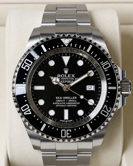 No Reserve - 2014 Rolex Sea-Dweller Deepsea 44MM Black Dial Oyster Bracelet (116660)