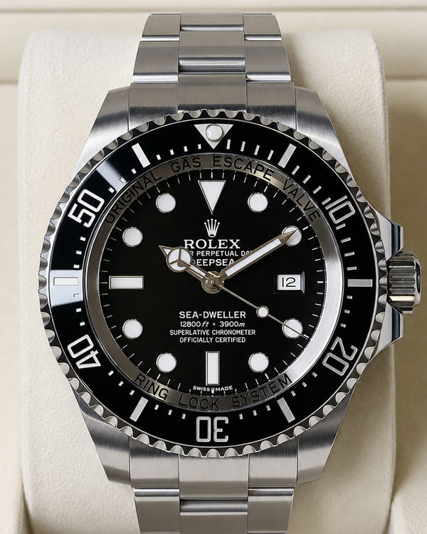No Reserve - 2014 Rolex Sea-Dweller Deepsea 44MM Black Dial Oyster Bracelet (116660)