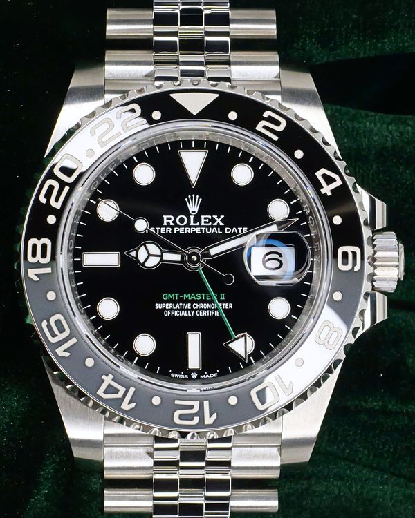2026 Rolex GMT-Master II "Bruce Wayne" 40MM Black Dial Jubilee Bracelet (126710GRNR)