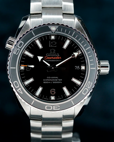 2021 Omega Seamaster Planet Ocean 600M 42MM Black Dial Steel Bracelet (232.30.42.21.01.001)