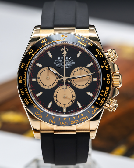 2026 Rolex Cosmograph Daytona 40MM Black Dial Oysterflex Strap (126518LN)